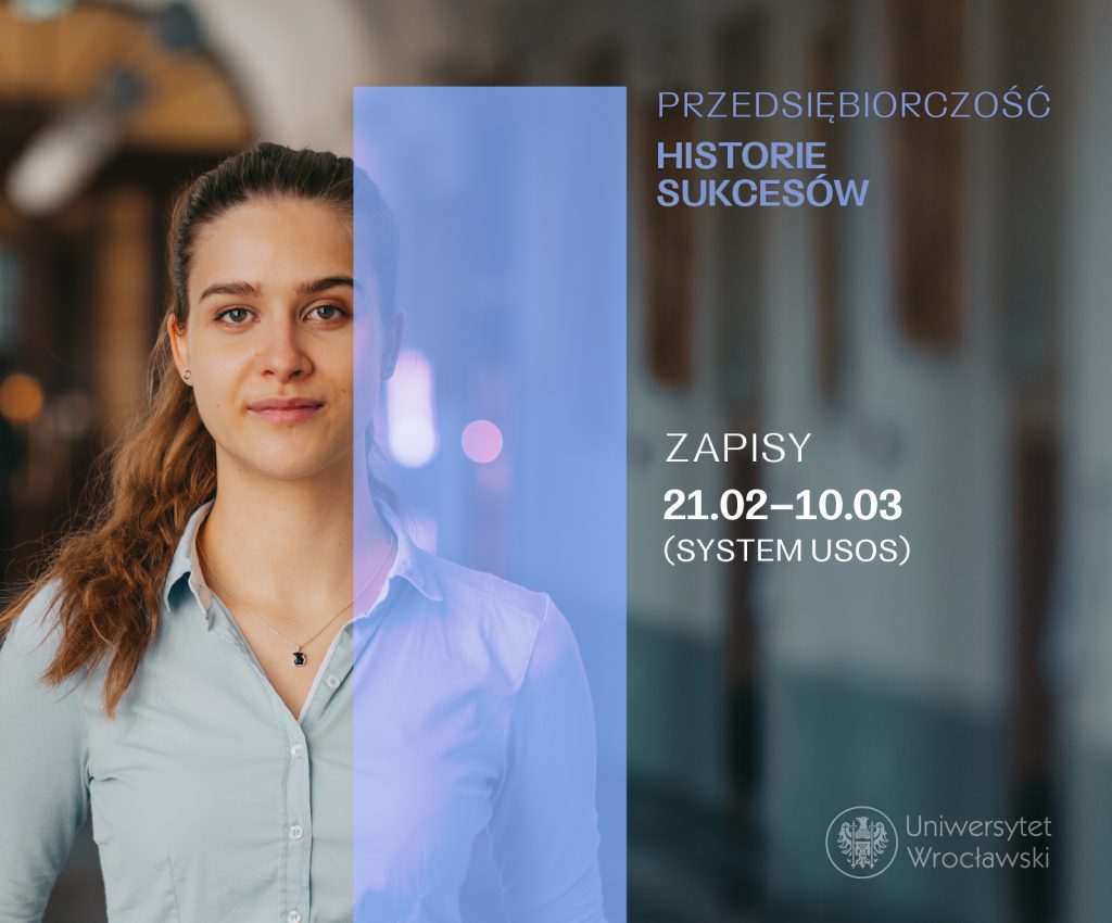 Historie sukcesu_plakat promujący przedmiot ponadrogramowy