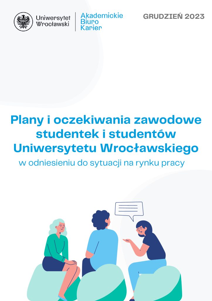 Plany i oczekiwania zawodowe studentek i studentów Uniwersytetu Wrocławskiego w odniesieniu do sytuacji na rynku pracy