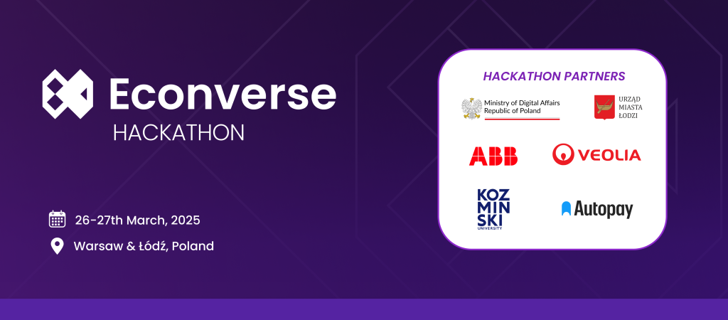 Grafika promująca Hackathon Econverse