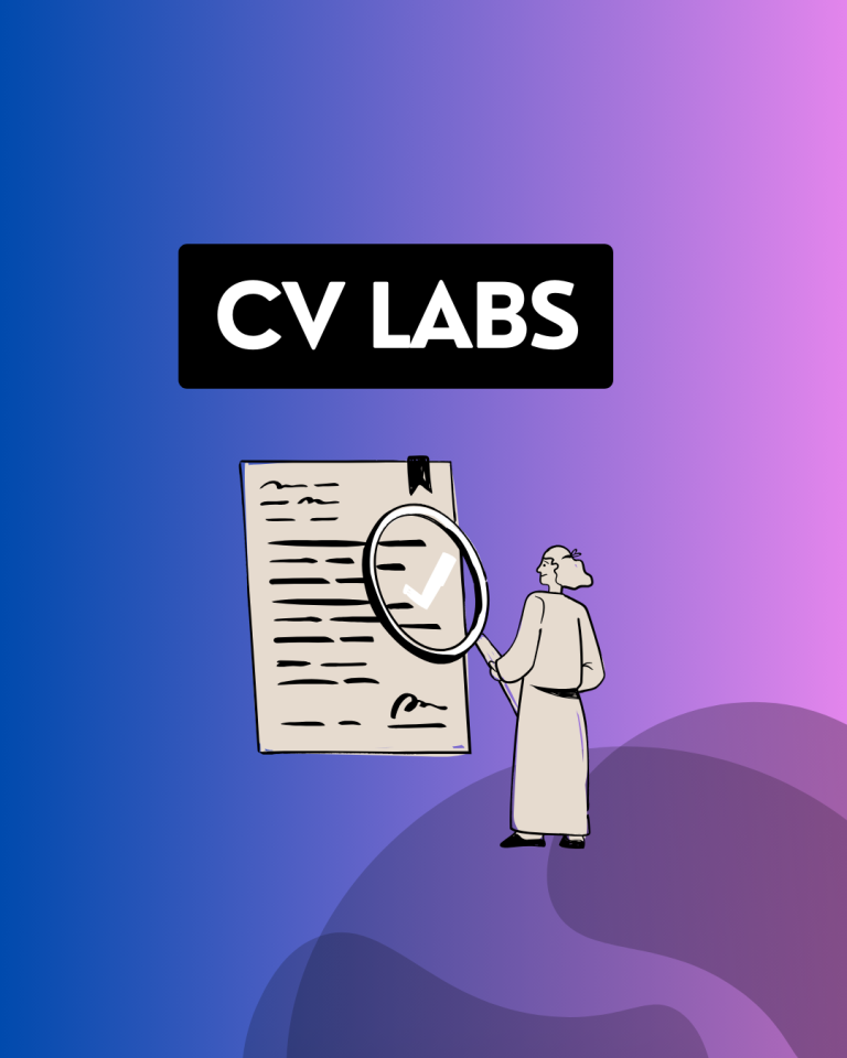 Plakat promujący CV LABS