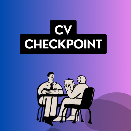 Plakat promujący CV CHECKPOINTS
