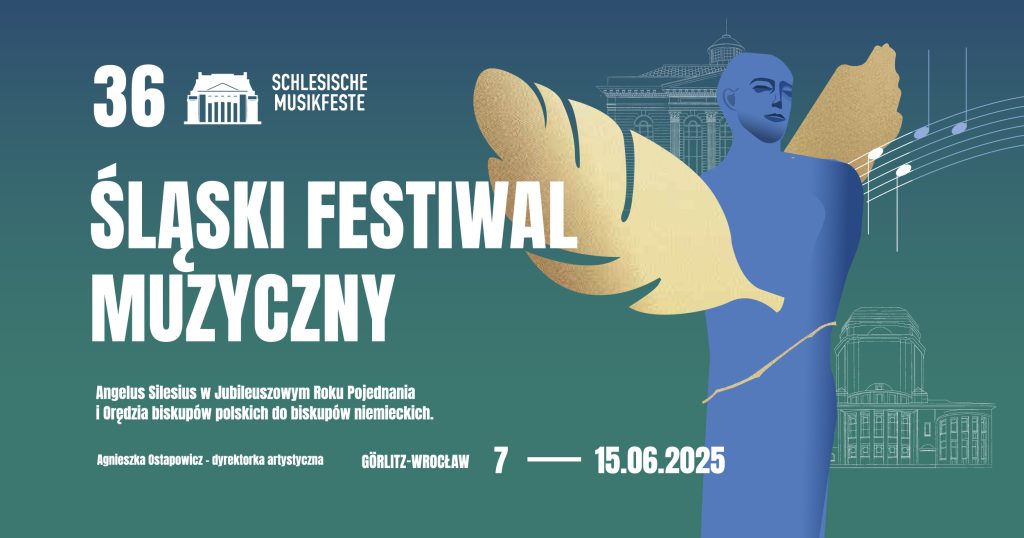 Plakat promujący 36 ślaski festiwal muzyczny