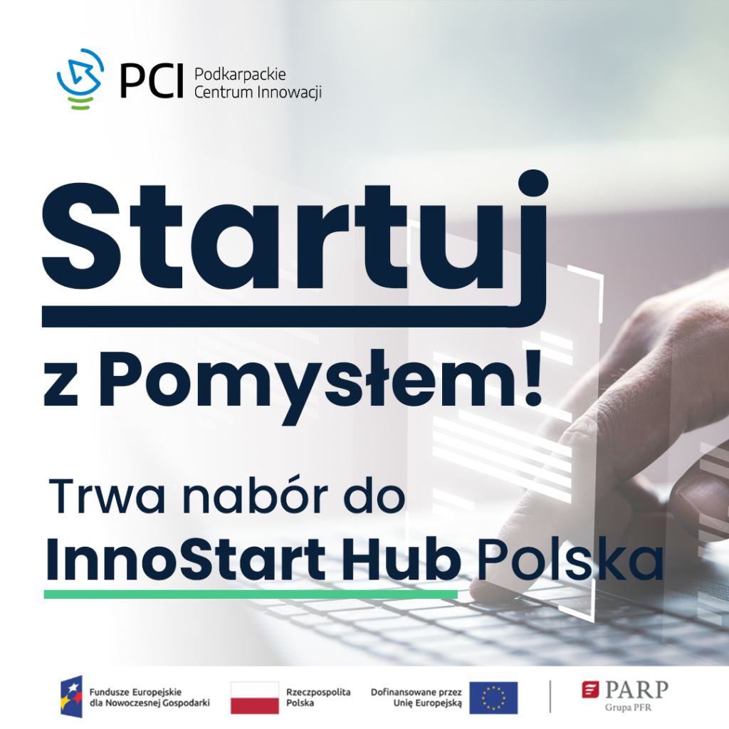 Grafika promująca projekt "startuj z pomysłem!"
