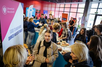 XIX edycja Targów Pracy i Praktyk KAMPUS KARIERY, fot. Paweł Piotrowski/Uniwersytet Wrocławski