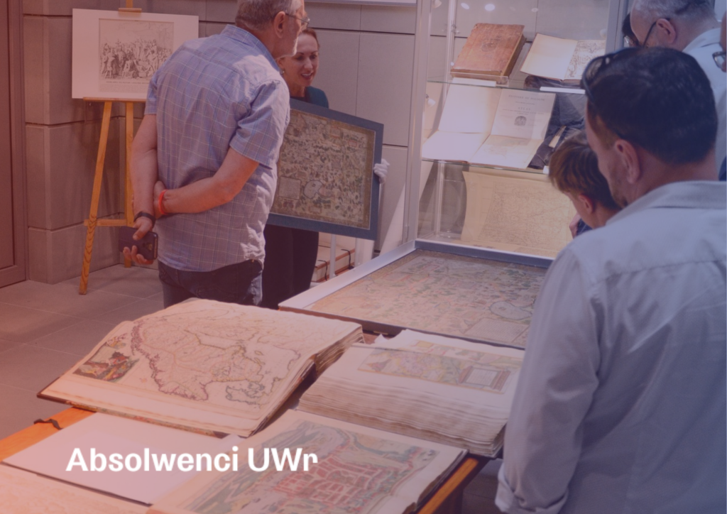 Grafika z wyjścia Absolwentek i Absolwentów do BUwr