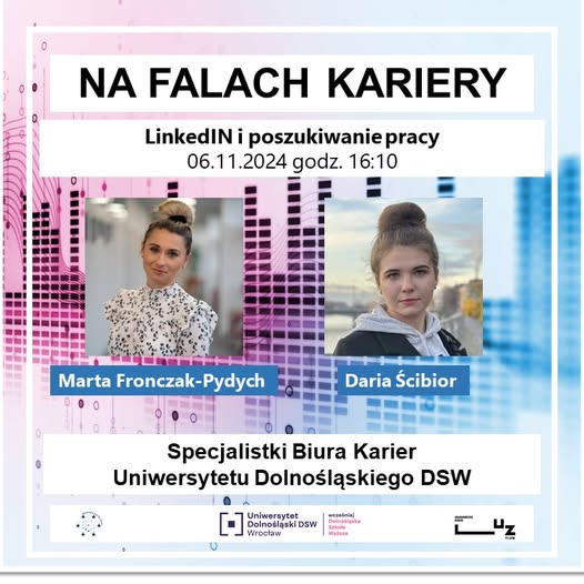 Grafika promująca odcinek podcastu z cyklu Na Falach Kariery