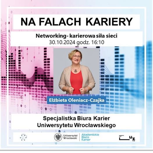 Grafika promująca odcinek podcastu z cyklu Na Falach Kariery