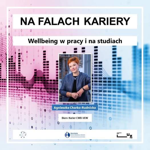 Grafika promująca odcinek podcastu z cyklu Na Falach Kariery