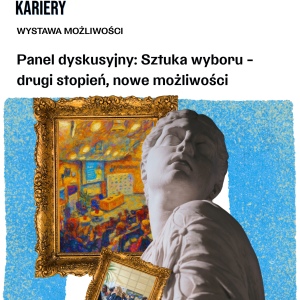 Plakat promujący panel dyskusyjny