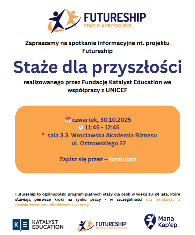 Futureship - staże dla przyszłości