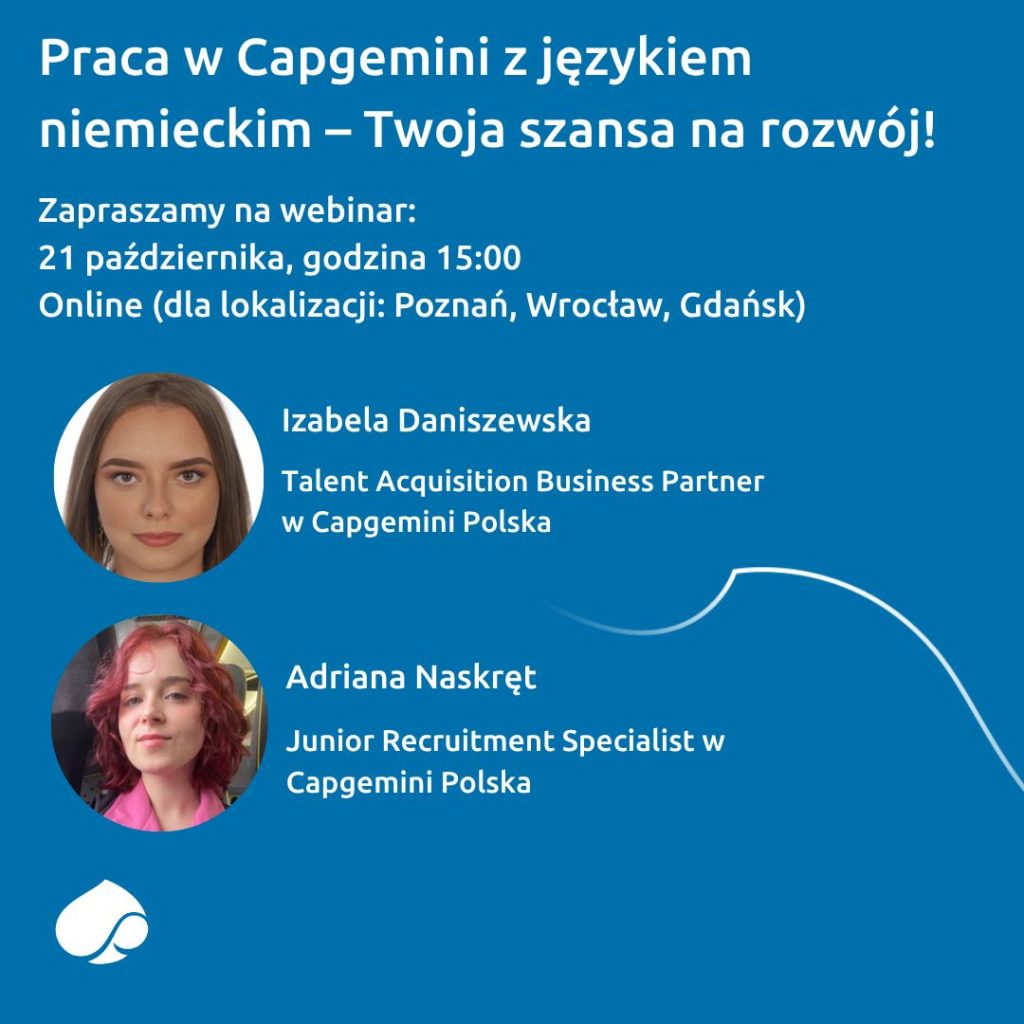 plakat promujący webinar